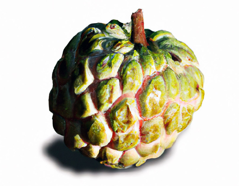 Sugar apple fruit.